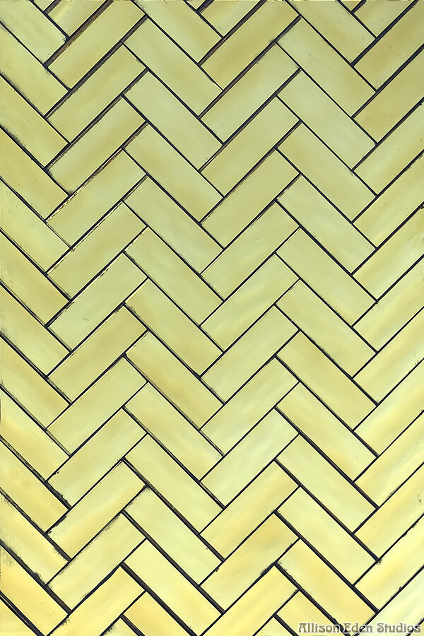 Allison Eden Studios Herringbone Gold