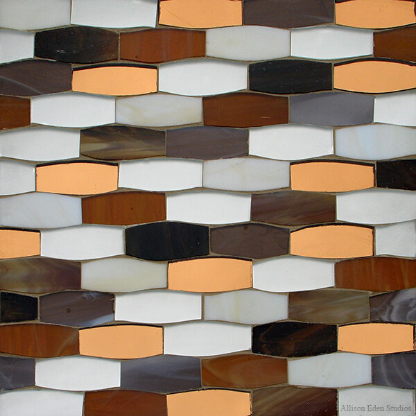 Allison Eden Studios Lozenges copper amber choc wm