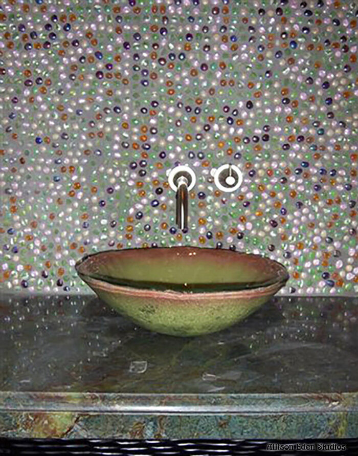 Allison Eden Studios Marbles sink and backsplash 500 wm