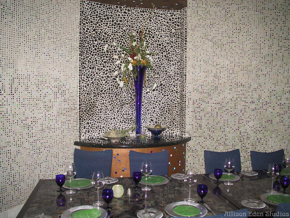 Allison Eden Studios Mohegan Sun Rain resataurant, marbles wm
