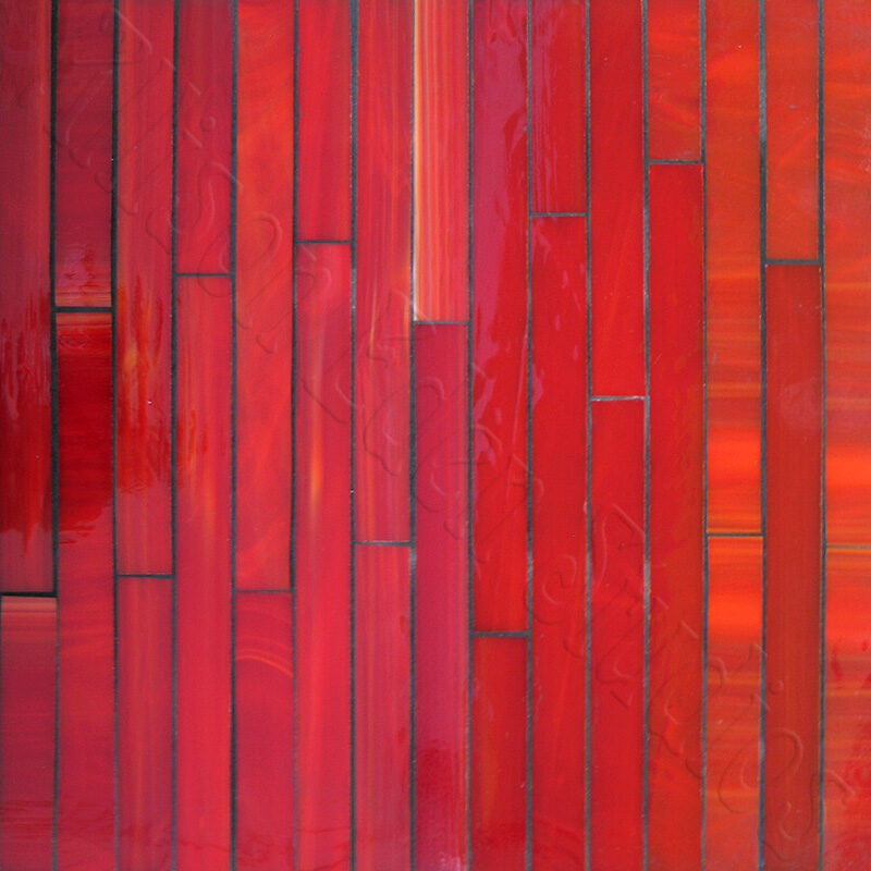 Allison Eden Studios Mosaic Tile Fiery Red Sticks wm