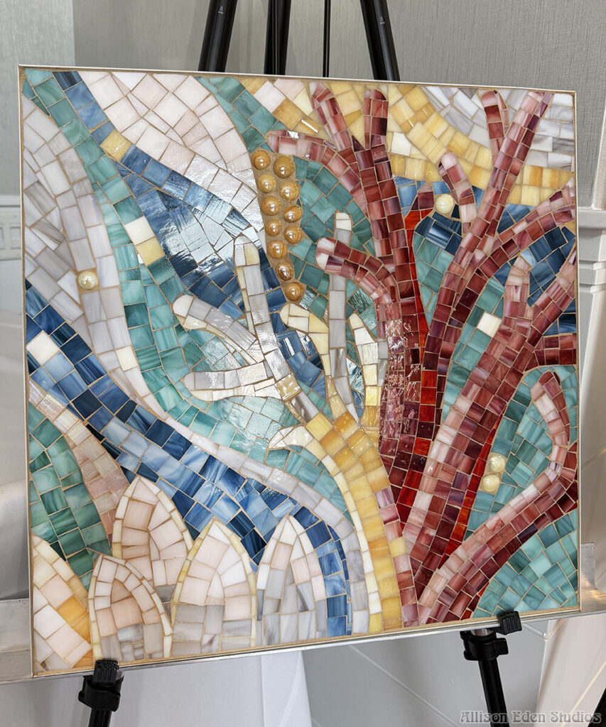 Allison Eden Studios Nantucket coral mural wm