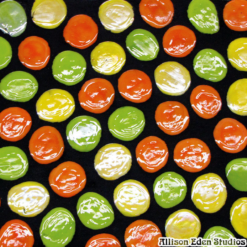Allison Eden Studios Neon UpsideDown Bubbles mosaic wm