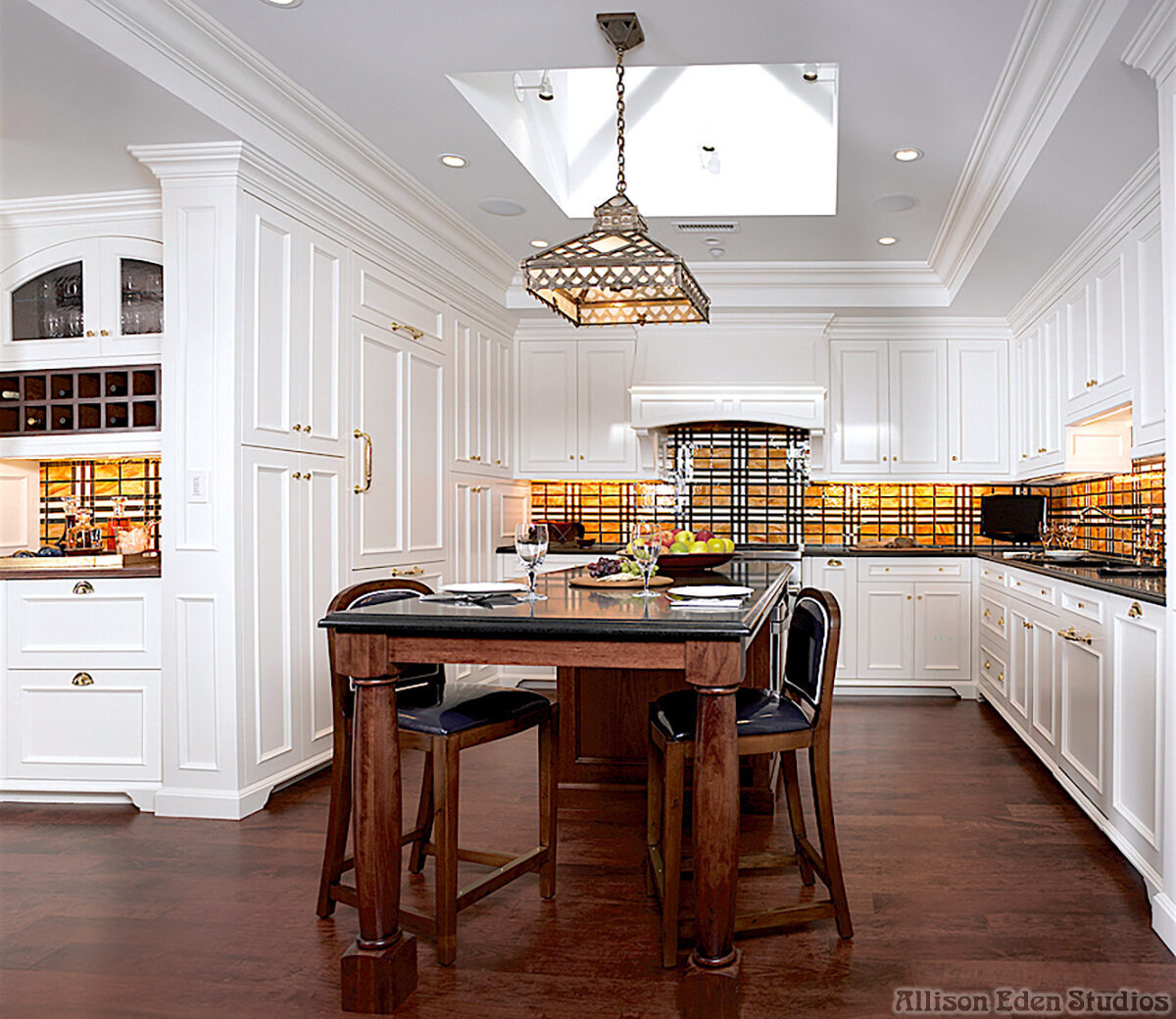 Allison Eden Studios Plaid Greewich Kitchen Backsplash wm