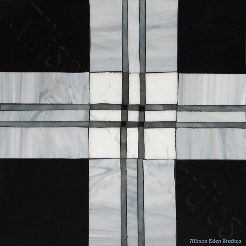 Allison Eden Studios Plaid black white gray wm