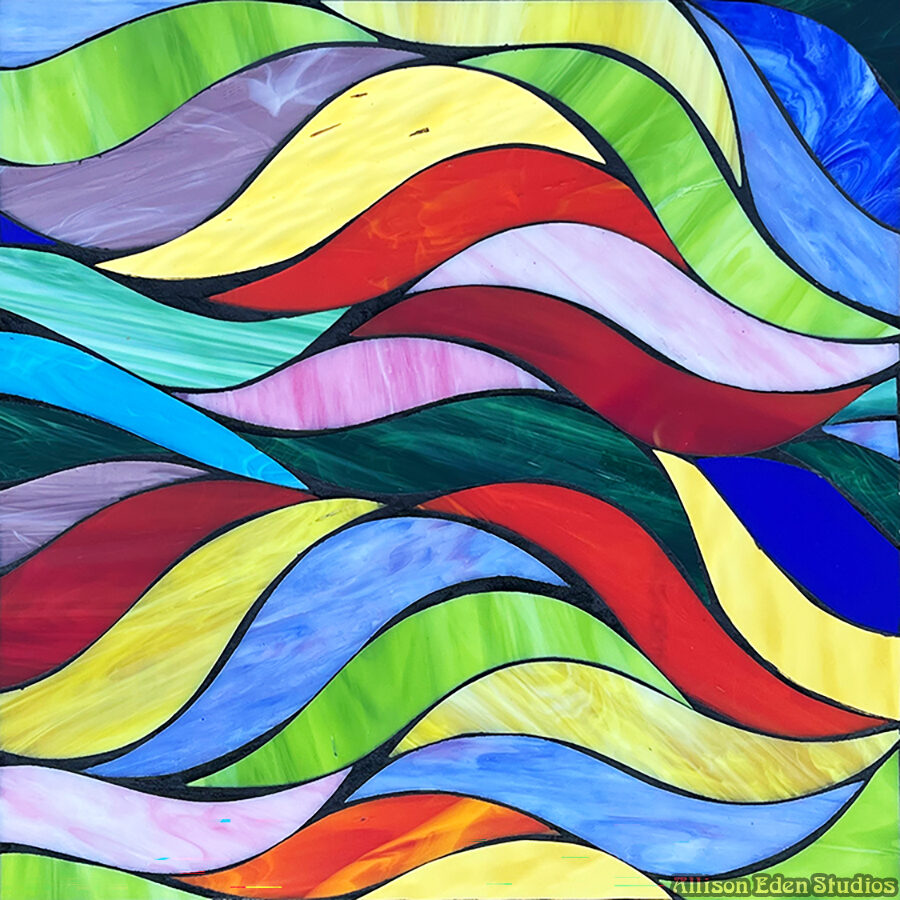 Allison Eden Studios Rainbow Waves wm