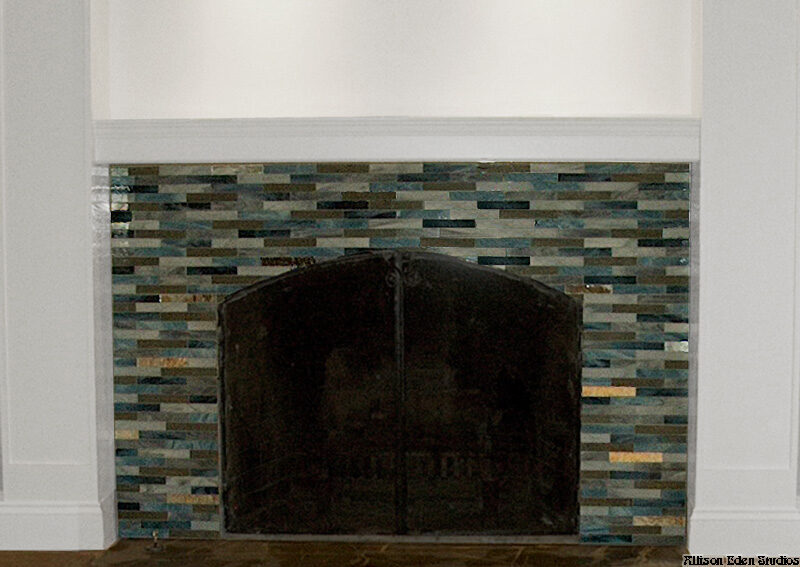 Allison Eden Studios Sticks Fireplace wm