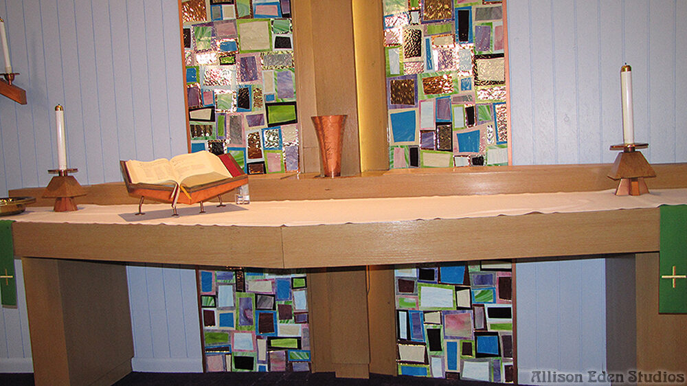 Allison Eden Studios Tiki Blocks in Church wm