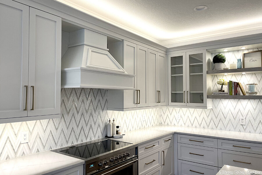 Allison Eden Studios Truffle Zig Zag backsplash wm