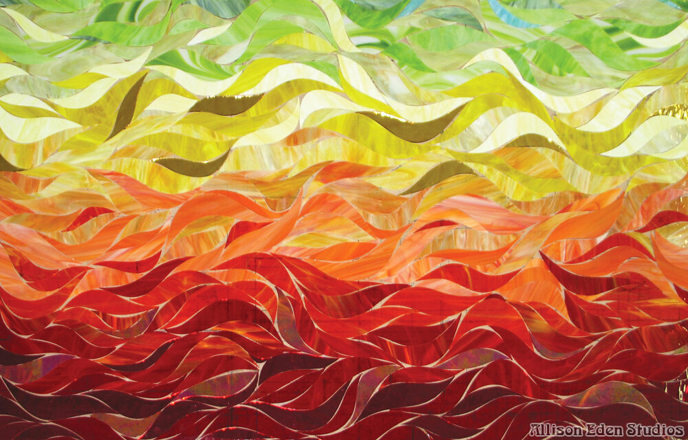 Allison Eden Studios Waves Fade Gradation in progress wm
