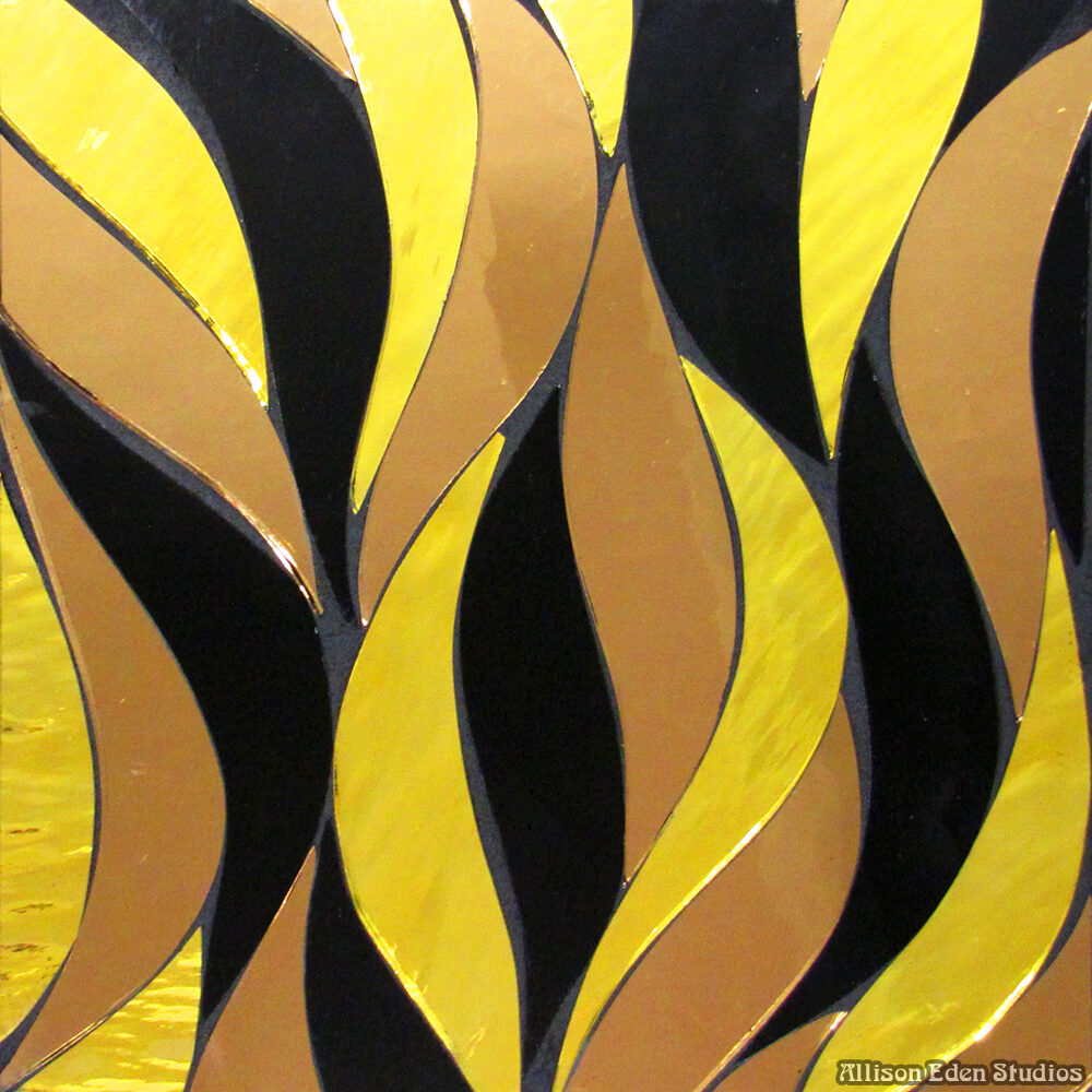 Allison Eden Studios Waves black copper gold wm