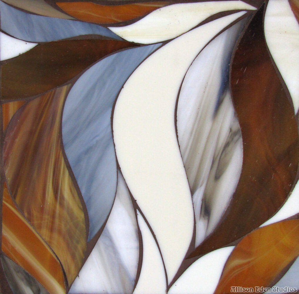 Allison Eden Studios Waves gray bone choc wm