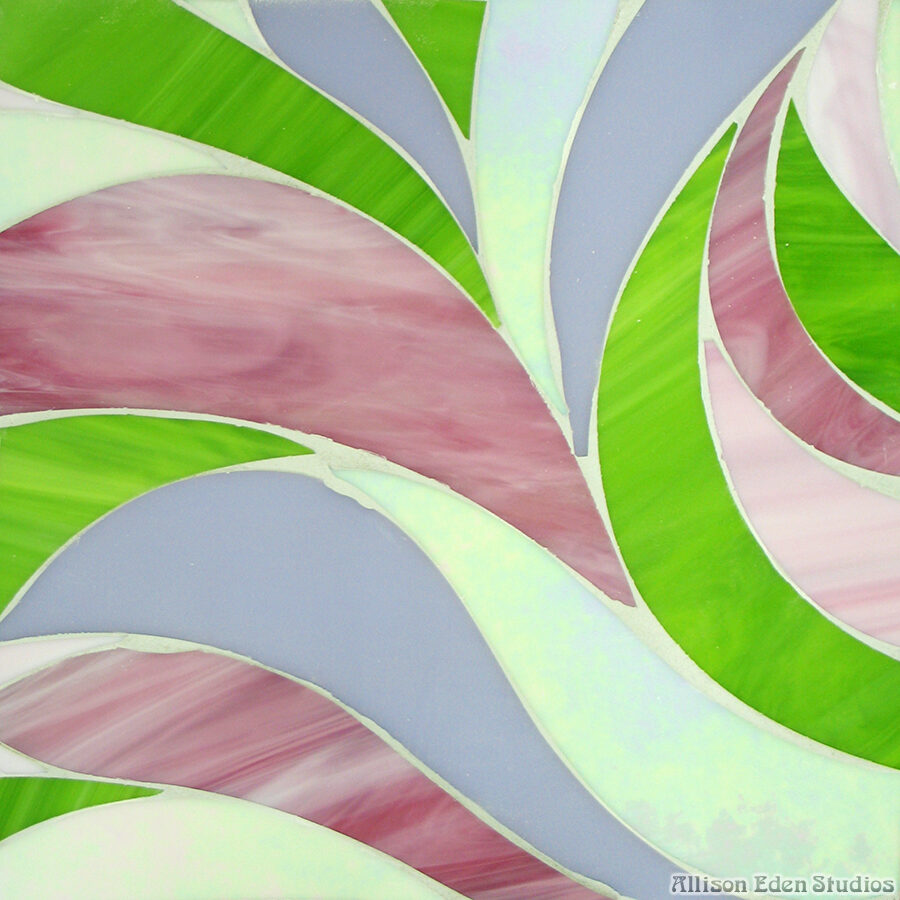 Allison Eden Studios Waves pink lime green violet wm