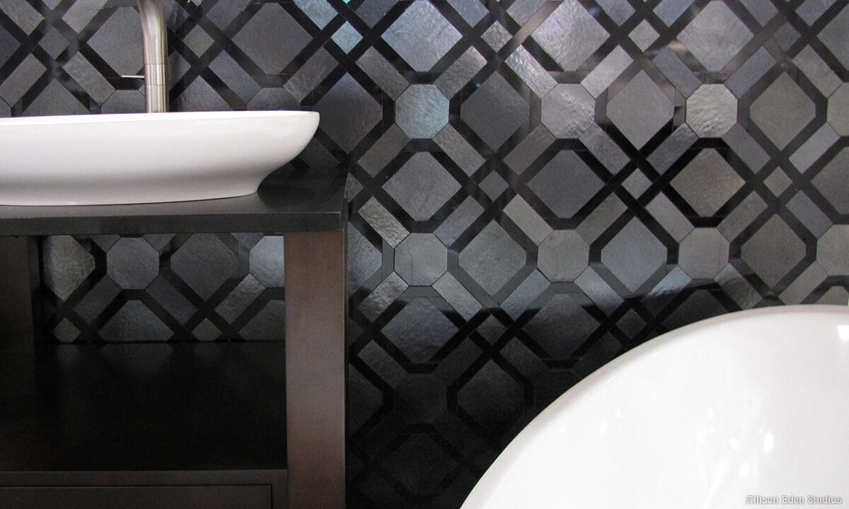 Allison Eden Studios black gun metal Parquet wm