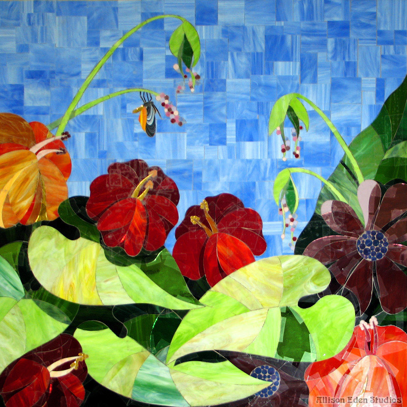 Allison Eden Studios floral 48 X 48 wm