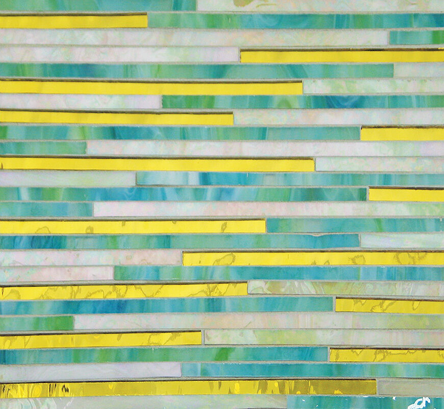 Allison Eden Studios green wht gold Grass wm
