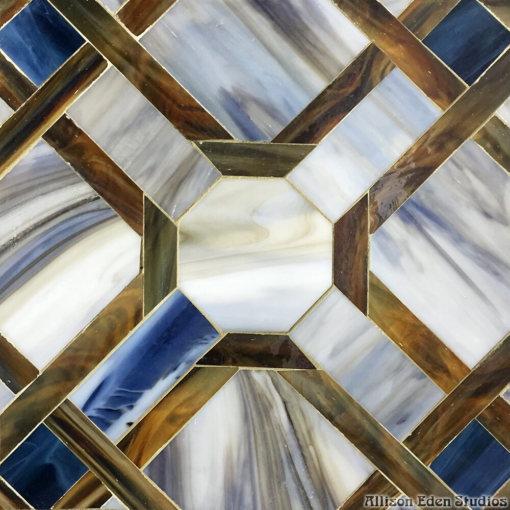 Allison Eden Studios parquet blue choc gray wm