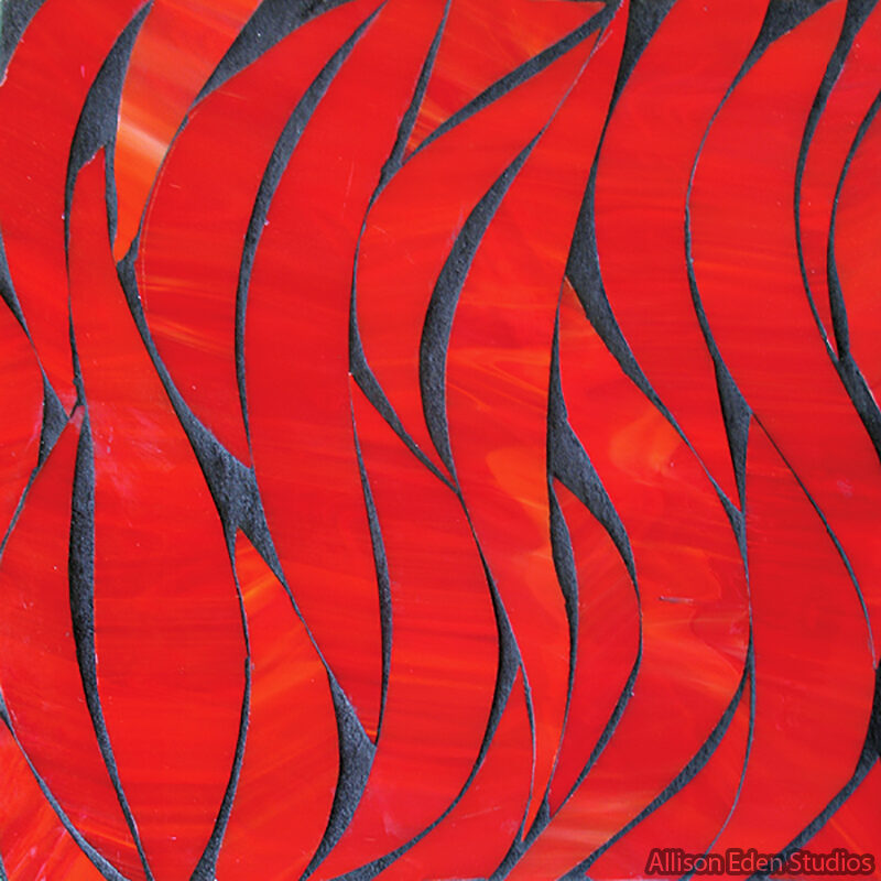 Allison Eden Studios red waves wm