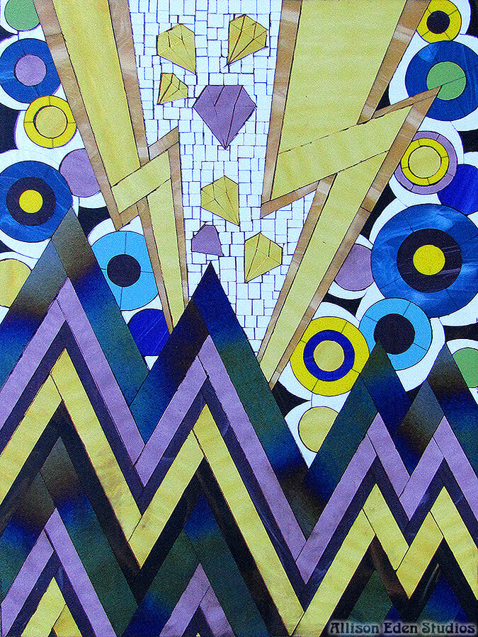 AllisonEdenStudios Zig Zag and Lightning Bolts Artwork wm