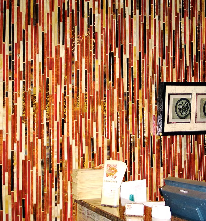  Mama Goos Chinese Linear Glass Mosaics
