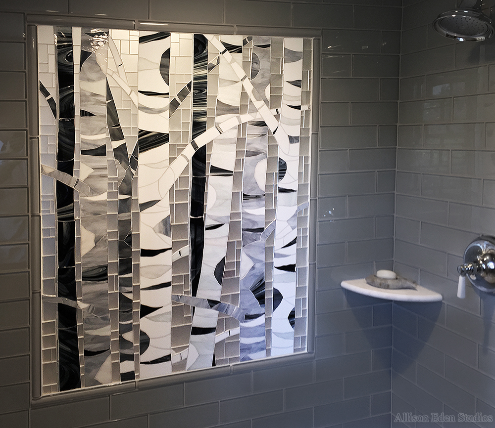 Allison Eden Studios Aspen Trees Shower wm