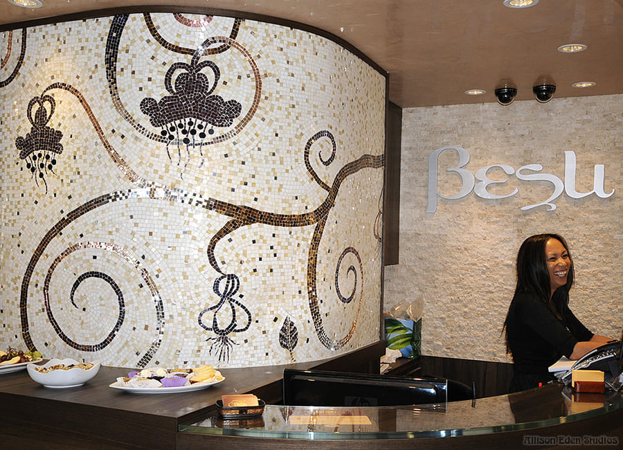 Allison Eden Studios Besu Beauty Day Spa Mosaic Tile