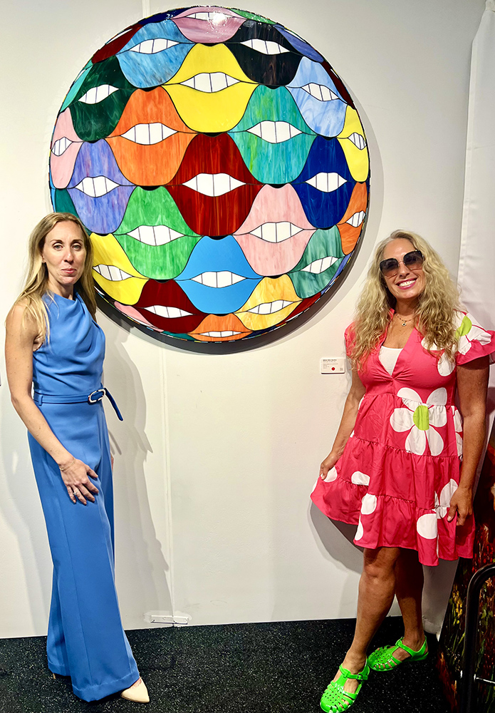 Allison Eden and Dalia Forman Smile FunBall at Hamptns Fine Art Fair