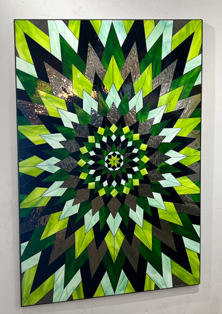 Kaleidoscope in Greens