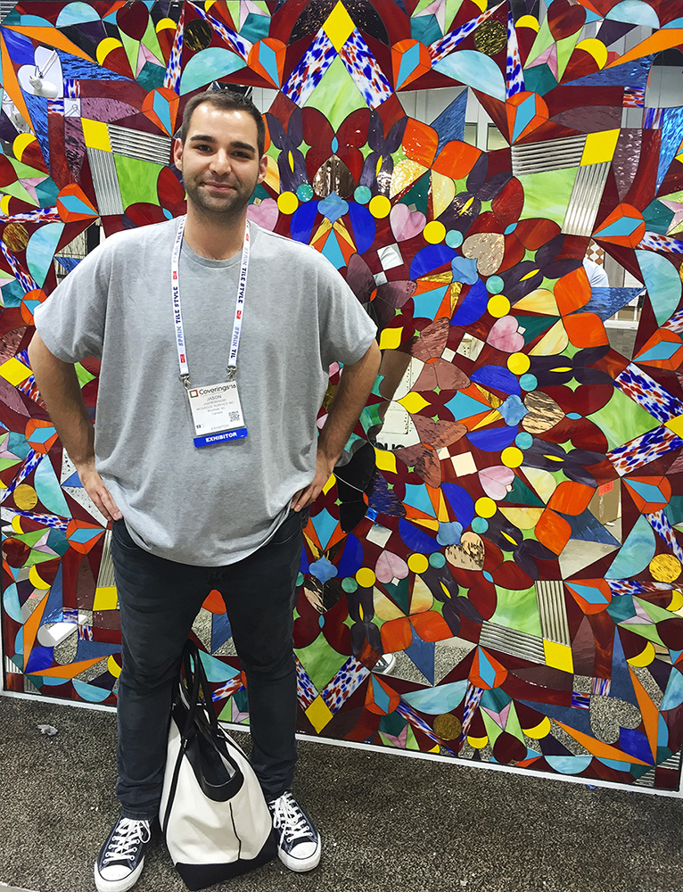 Kaleidoscope Stained Glass Artwork with Jason Barube of Mosaique Surface.