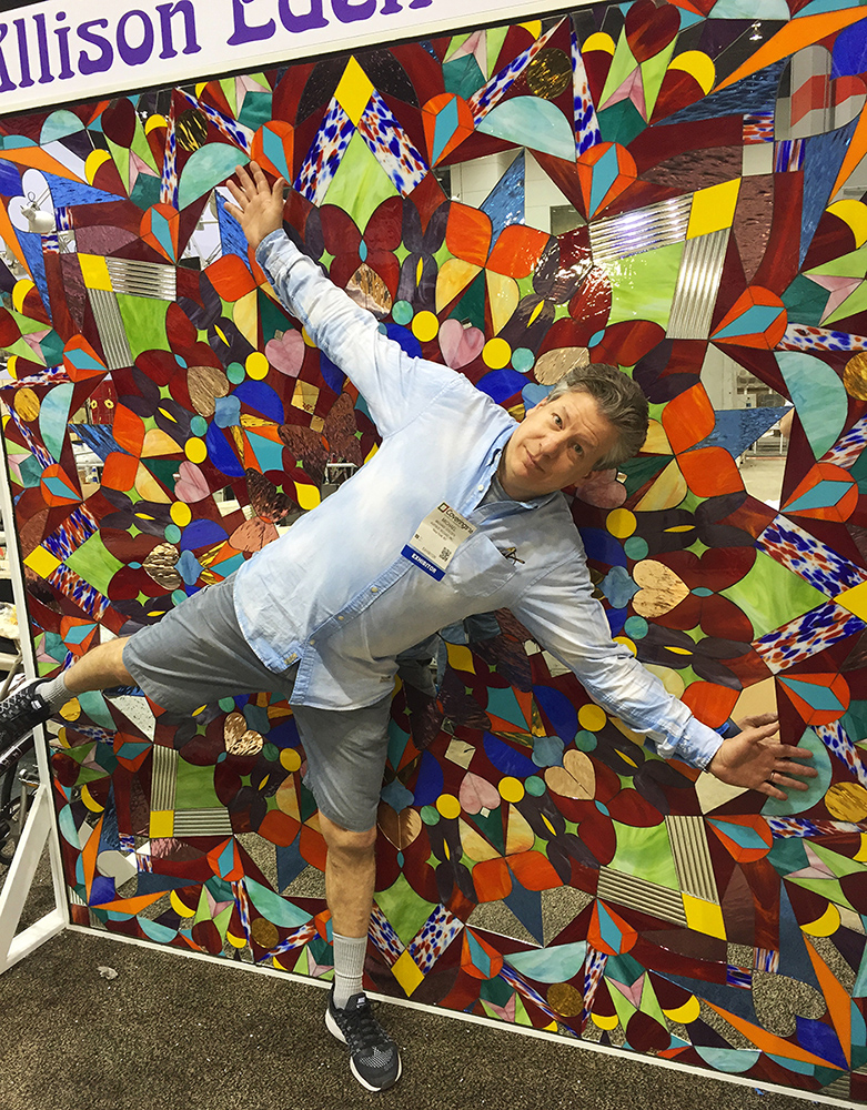 Kaleidoscope Stained Glass Artwork with Michael Golden of Avenue Mosaics