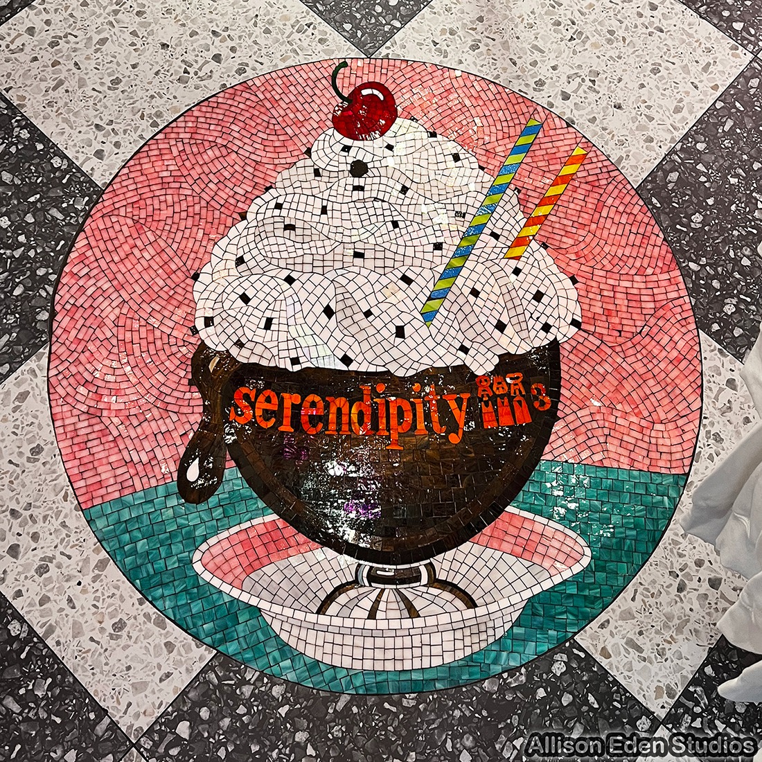Allison Eden Studios- Serendipity 3- mosaic tile flooring