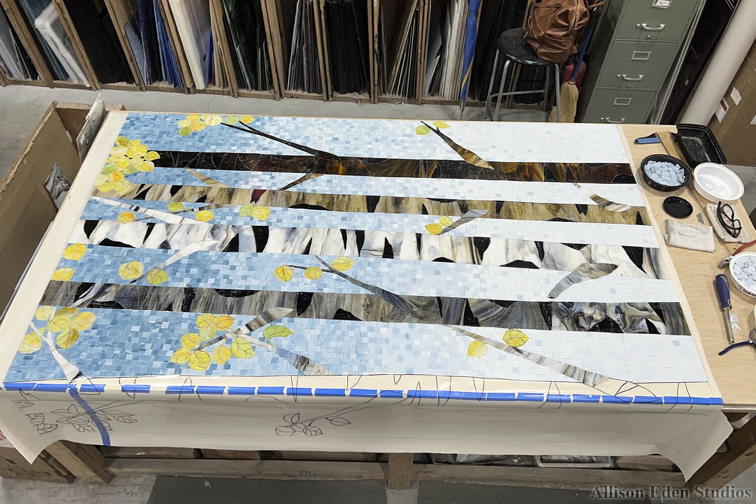 aspen studio worktable