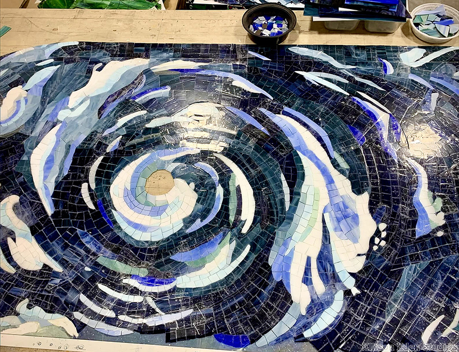 brooklyn glass artists mosaic
