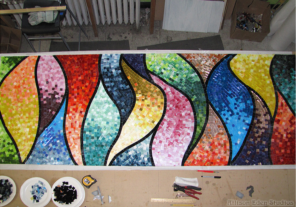 hospital glass mosaic artwork brooklyn