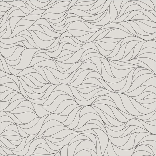 Close-up of Allison Eden Studios Fire & Wind abstract wave rug in charcoal, gray, silver and white.