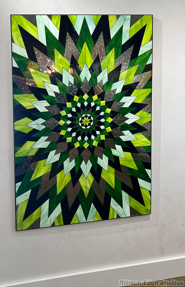 Allison Eden Studios Green Kaleidoscope at ASD wm
