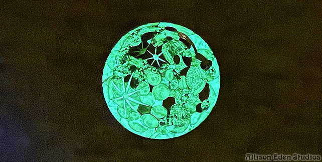 allison eden glow in the dark mosaic moon night artwork small 2