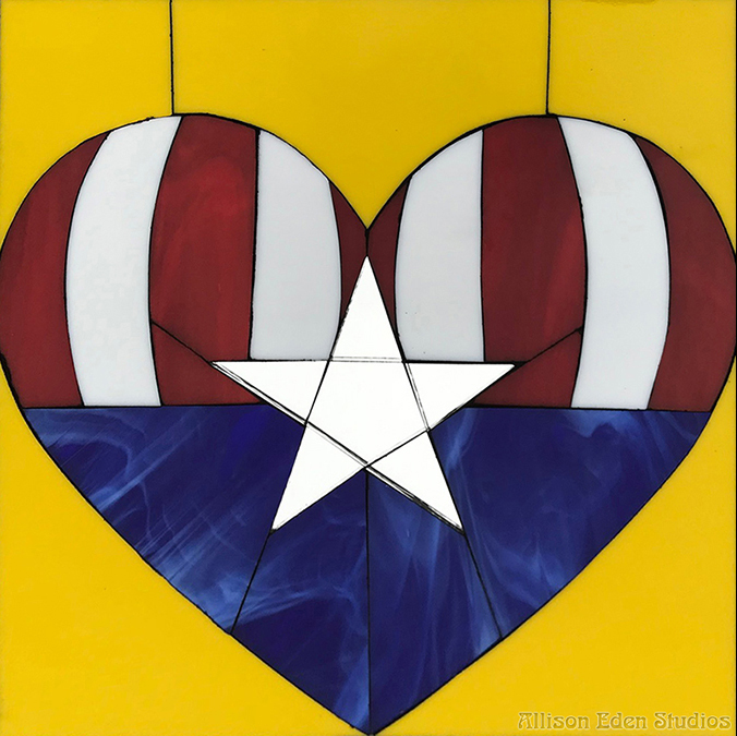 Allison Eden Studios Valentine Love American Star