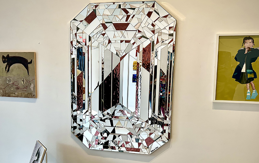 allison eden diamond mosaic artwork oscar molina gallery small
